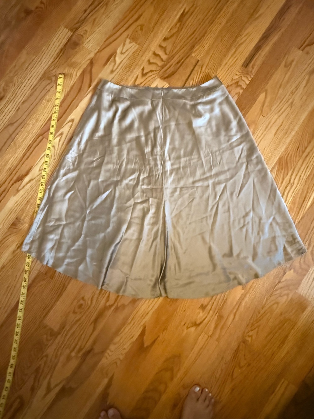 Light caramel brown silk Talbots Skirt - Women's - Picture 2 of 4